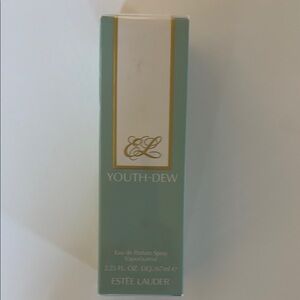 Estee Lauder Youth-Dew Eau de Parfum Spray - Aqua and Gold